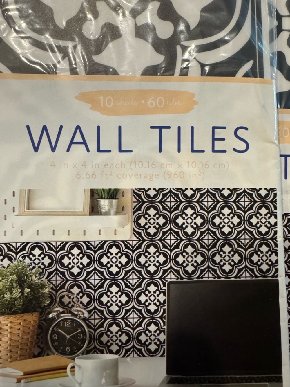 Target Black and White Decorative Wall Tiles